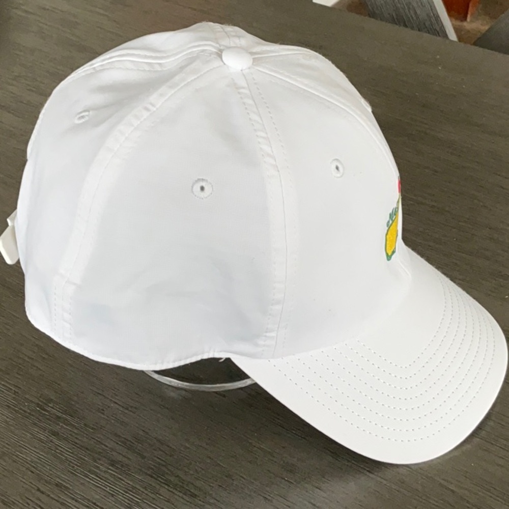 American Needle White Hat with Yellow Masters Logo - Picture 4 of 8